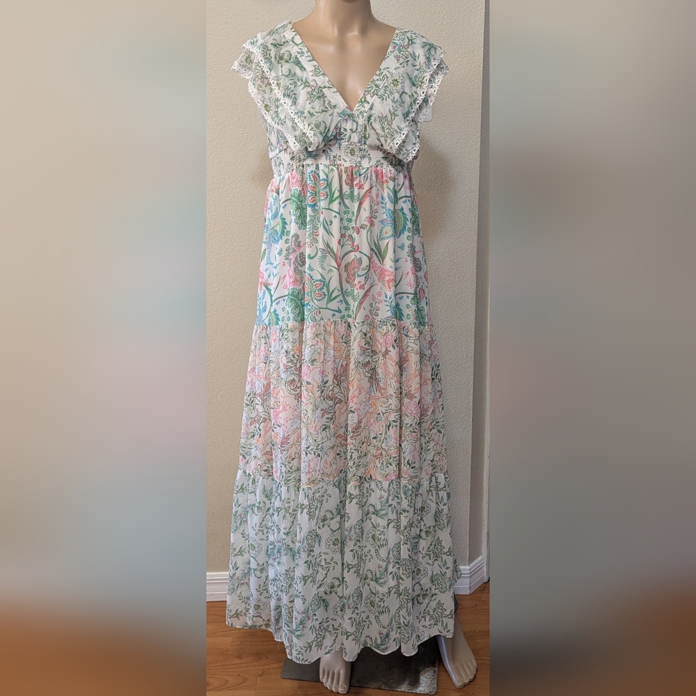 House of Harlow 1960 Floral Print Maxi Skirt